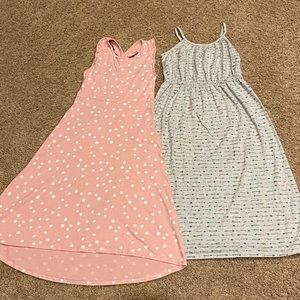 Girls maxi dresses size 6x, 7